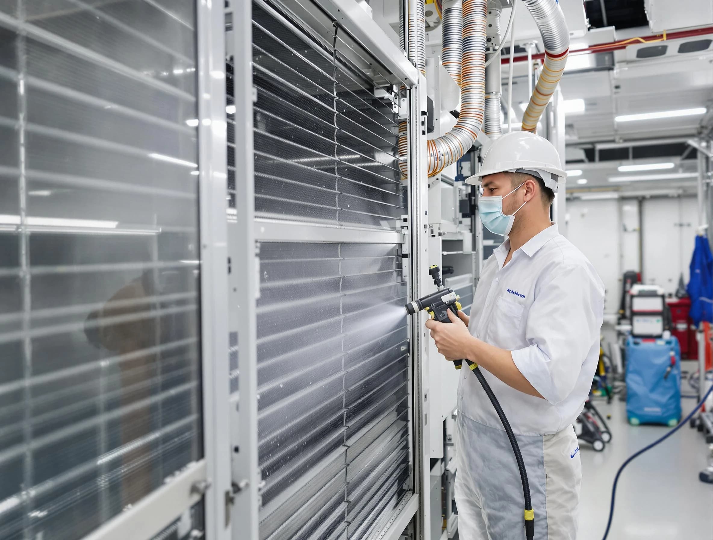 Professional AC coil cleaning by Williamsburg Air Duct Cleaning in Williamsburg