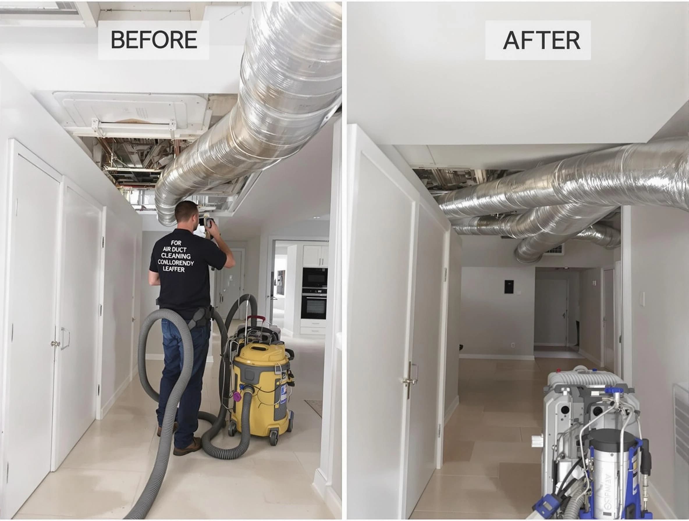 Williamsburg Air Duct Cleaning professional performing thorough air duct cleaning in Williamsburg
