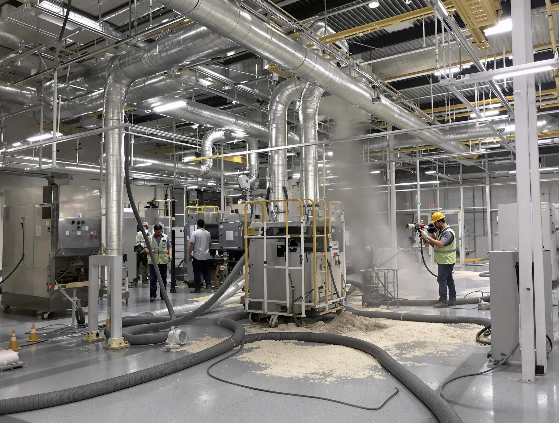 Heavy-duty industrial duct cleaning by Williamsburg Air Duct Cleaning in Williamsburg