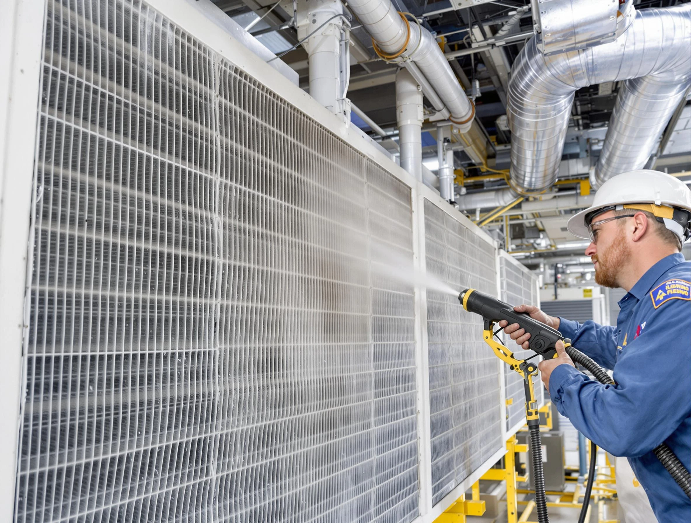 Professional commercial coil cleaning by Williamsburg Air Duct Cleaning in Williamsburg