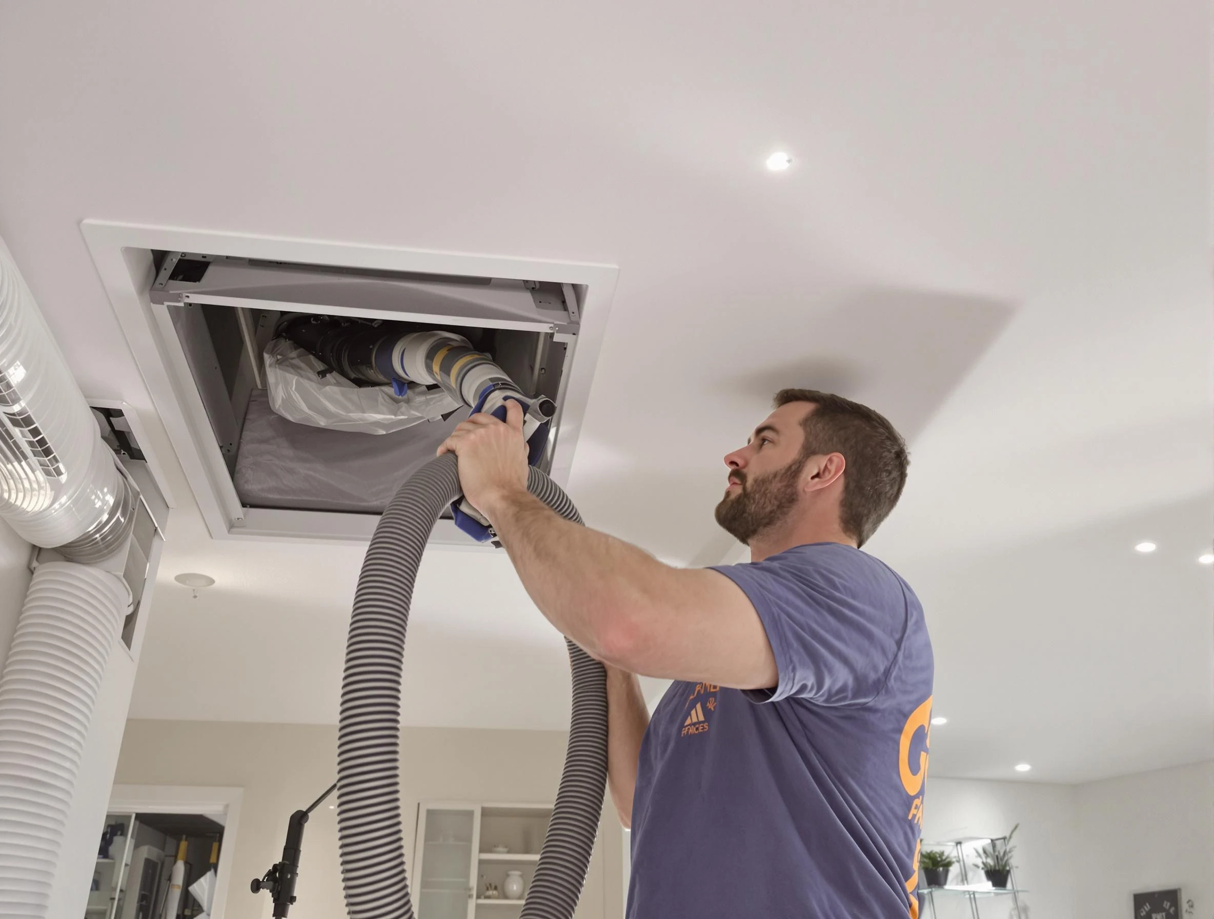 Precision indoor duct cleaning by Williamsburg Air Duct Cleaning in Williamsburg